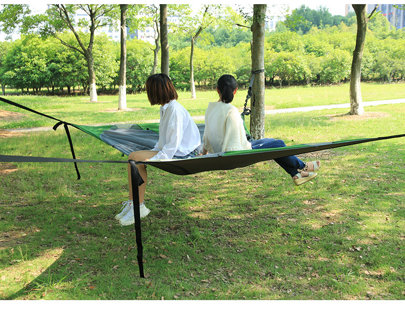 Cheap Goat Tents New Arrival 2 3 Person Aluminum Poles Double Layers Waterproof Mosquito Net Tree Dangling Hanging Camping Tent Barraca Bivvy   